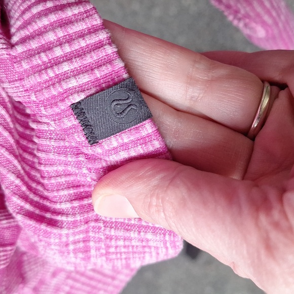 Lululemon Rest Less Long Sleeve Top Raspberry Pink Size 14 - Picture 8 of 11